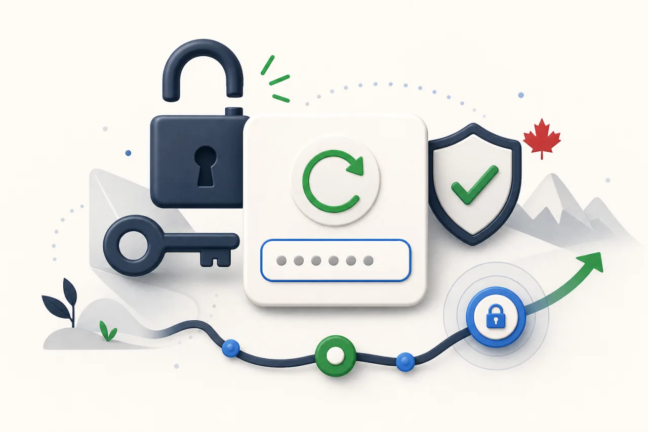 Safe account reset path