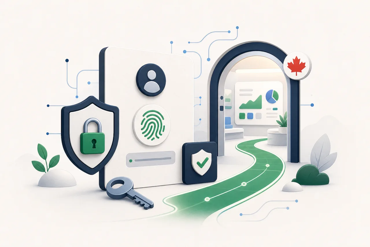 Protected workspace login
