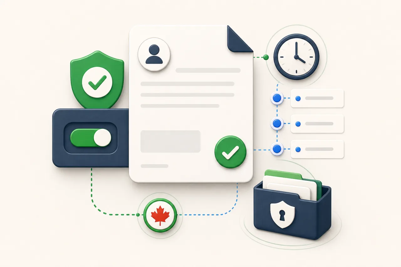 Recorded consent and secure archive